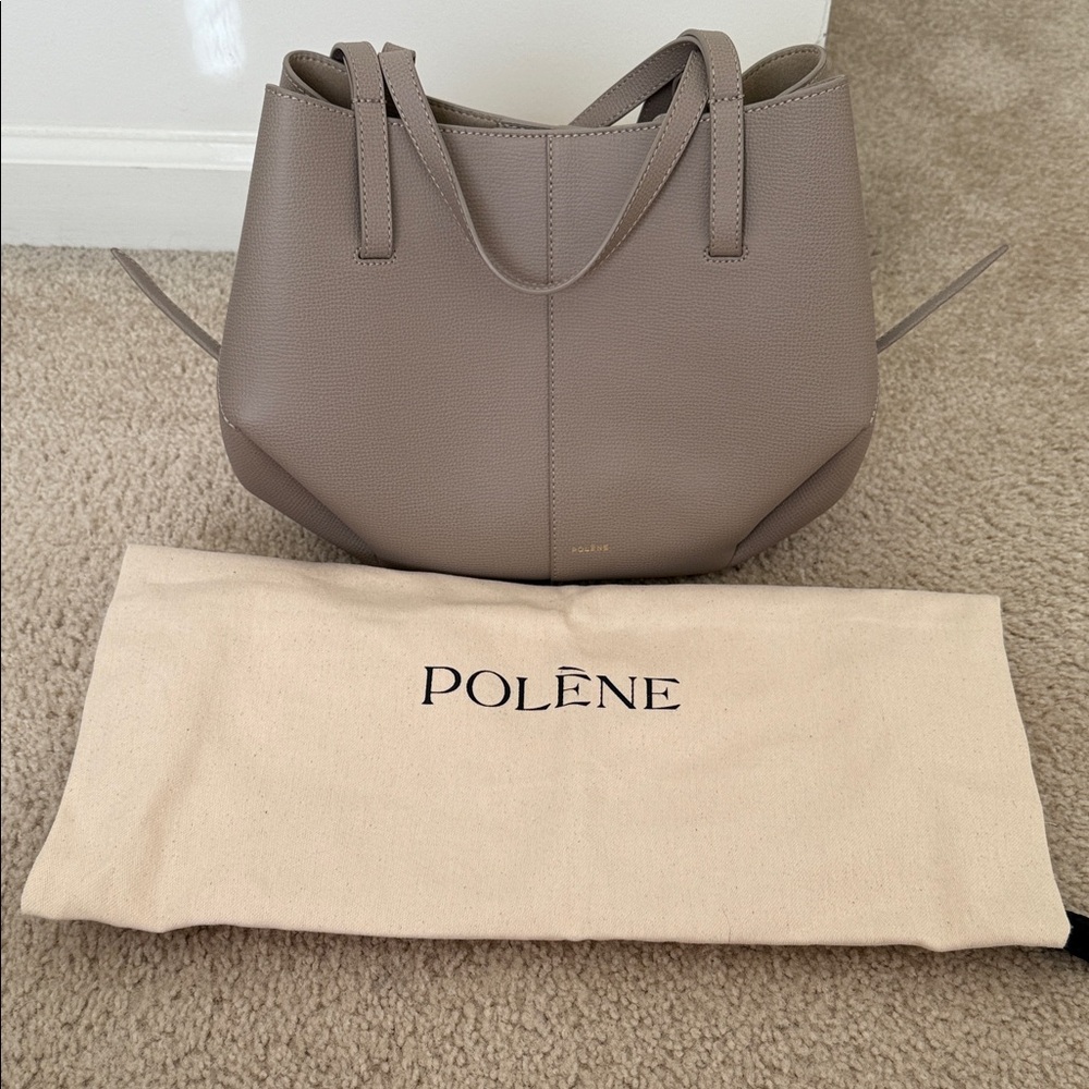 Polene Mini Cyme Bag Taupe Handbag
